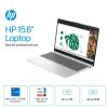 HP 15.6inch Touchscreen Laptop Computer - Intel 13th Generation Core i7-1355U(10-core), Intel Iris Xe Graphics, 1920 x 1080 Full HD, 300 nits, Wi-Fi6, Bluetooth, Windows 11 Pro(16GB RAM | 1TB SSD) view 3
