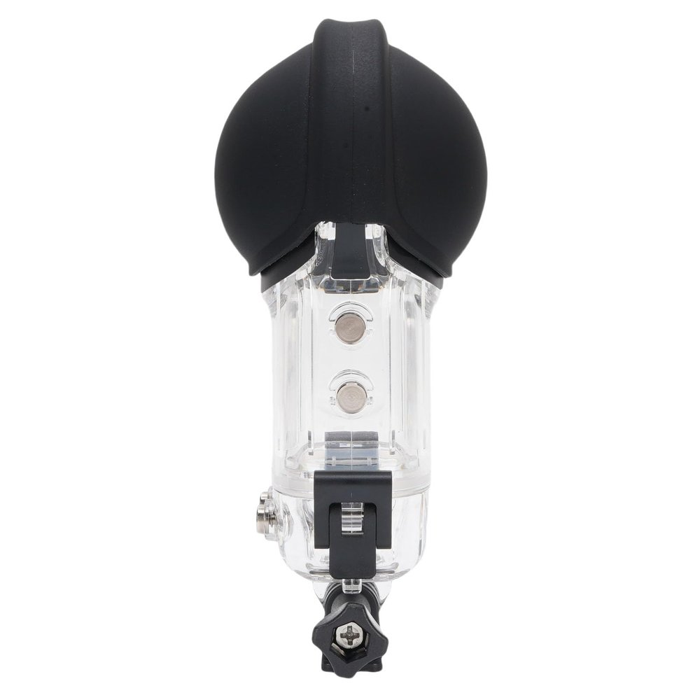 Zyyini Action Camera Dive Case, 50m Underwater Housing for 360 X5 with Bracket Adapter Prevent Fog Sheets for Diving Surfing Snorkeling