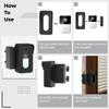 Kronabelle Secure Video Doorbell Mount with Anti-Theft Bracket, No-Drill Easy Installation, Dustproof Holder for Home and Rentals view 4