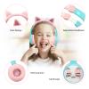 JBUNION Cat Ear Kids Headphones, Bluetooth Wireless Headphones for Kids, 85dBA Volume Limited, FunShare, Girls Toddlers Children Headset for School/Learning/iPad/Travel view 3