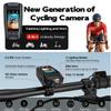 Velytycheon 3 in 1 Rechargeable Bike Camera - 4K EIS Bicycle Video Recorder with Mount,Vlogging Cameras with Bike Light & Electric Horn for Mountain, E-Bike, Road Bike view 2