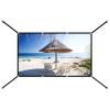 Portable Outdoor Projection Screen, 16:9 HD 4K Foldable Washable Movie Screen with Extended V Buckle, 160 Viewing Angle(84inch) view 1