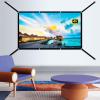 Portable Outdoor Projection Screen, 16:9 HD 4K Foldable Washable Movie Screen with Extended V Buckle, 160 Viewing Angle(84inch) view 4