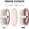 CozyNestCY Cute Pink Bow Turtle Clear Case for Airpods Max Headphones Kawaii Sea Print Soft TPU Ear Cups Cover Anti-Scratch Silicone Ear Pad Protective Case Girl Headband Cover for Apple Airpods Max view 4