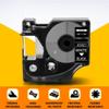 12mm White On Black Label Tape 45021 Compatible with LabelManager Printers D1 100 120P 150 160 200 210D 220P 260P 280 5200 view 2