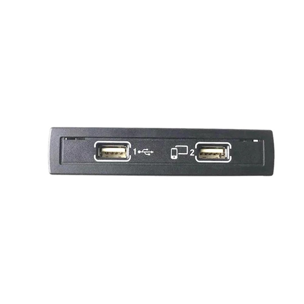Car USB Hub Integrated Line Interface Socket Connection Multimedia Box A1728201600, Compatible with Mercedes Benz C200 C260 C300 E300 GLA200
