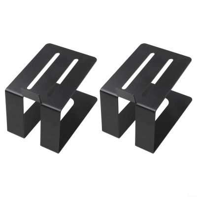 2pcs Desktop Speaker Stands, Adjustable Height Speaker Riser, Bookshelf Speaker Stand, Surround Sound Speaker Stand for Studio Monitors 16 * 13cm