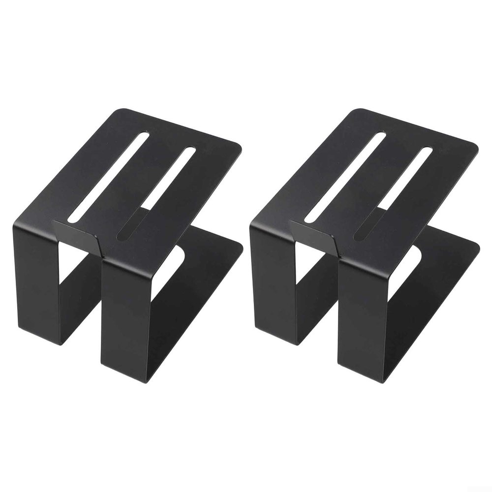 2pcs Desktop Speaker Stands, Adjustable Height Speaker Riser, Bookshelf Speaker Stand, Surround Sound Speaker Stand for Studio Monitors 16 * 13cm