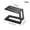 2pcs Desktop Speaker Stands, Adjustable Height Speaker Riser, Bookshelf Speaker Stand, Surround Sound Speaker Stand for Studio Monitors 16 * 13cm view 2