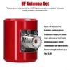 14M-30MHz High Frequency Antenna Stainless Steel Quarter Wavelength Base Set With Telescopic Rod For USDX QRP Radio Amateur(1 set) view 2