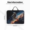 14 inch Laptop Sleeve with Handle Shockproof Laptop Bag Waterproof Computer Cover Bag Astronaut Flying in Space Briefcase view 3