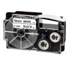 1PK Mixed Color XR-18WE XR-18RD XR-18X XR-18YW XR-18GN 3/4" 18mm Label Tape Works with KL-120 KL-HD1-IH KL-750 KL-780 Compatible Label Maker(Black on White) view 1