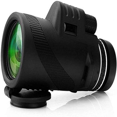 40X60 High Power BAK4 Prism Low NightScope Waterproof HD Telescope Work as Telescope with Metal Tripod 40x Magnification Zoom Lens Telescope