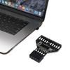 FTOMIKA Motherboard Header Splitter USB2.0 9 Pin to USB3.0 19Pin Extension Cable Adapter for RGB Lamp Fan view 3