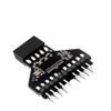 FTOMIKA Motherboard Header Splitter USB2.0 9 Pin to USB3.0 19Pin Extension Cable Adapter for RGB Lamp Fan view 4