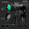 , 40x60, High Definition BAK4 Prism Monocular, Waterproof Fogproof Monoculars Scope with Smartphone Holder, Tripod, for Wildlife Bird Watching Hunting view 2