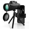 , 40x60, High Definition BAK4 Prism Monocular, Waterproof Fogproof Monoculars Scope with Smartphone Holder, Tripod, for Wildlife Bird Watching Hunting view 3
