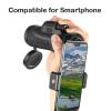 , 40x60, High Definition BAK4 Prism Monocular, Waterproof Fogproof Monoculars Scope with Smartphone Holder, Tripod, for Wildlife Bird Watching Hunting view 4