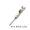 100Pcs 0.4mm Series Crimp Terminal DJ612-F0.4A for 2822344-1 view 2