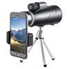 , 12X50 HD Waterproof Monocular with Smartphone Holder Tripod BAK4 Prism Binoculars Big Eyepiece Lens Spotting Scope for Adult Bird Watching Outdoor Travel Sightseeing view 1