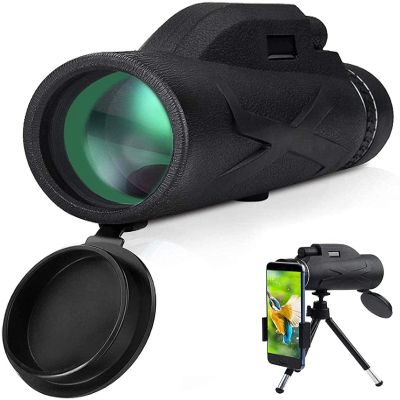 , 40 x 60 HD, High Power, Monocular Binoculars, Waterproof, Monocular Scope with Holder & Tripod for Wildlife, Concerts, Ball Game