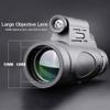 ,12x50 High Definition Telescope Monocular Waterproof Telescope Clear Telescopes,Smartphone Holder,Tripod for Bird Watching,Hiking,Camping view 2