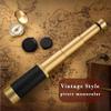 Telescope 25x30 Vintage Vintage Style Large Eyepiece Astronomical Telescopic Spyglass with Leather Bag Packed Needed view 3