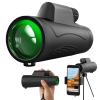 10x42 with Smartphone Holder Tripod for Adults Kids, HD Compact Compact Waterproof Monocular Scope with Clear for Bird Watching Hunting Hiking Travel Camping view 1
