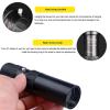 , 10-300X High Power 3000M Binoculars Low Light Eyepiece Powerful Monocular for Adult Bird Watching Outdoor Travel Sightseeing, Black view 2