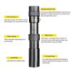 , 10-300X High Power 3000M Binoculars Low Light Eyepiece Powerful Monocular for Adult Bird Watching Outdoor Travel Sightseeing, Black view 3