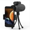 10x42, Waterproof Fogproof dustproof Bak-4 Prism Monocular Scope with Smartphone Tripod for Birdwatching Hunting Hiking Camping Sightseeing,for Indoor/Outdoor view 4