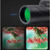 , 12x42, High Power BAK4 Prism Lens Compact Life Waterproof Monocular with Smartphone Adapter and Tripod view 3
