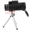 40X60 High Power BAK4 Prism Low NightScope, Waterproof HD Telescope,Work as Telescope with Metal Tripod,40x Magnificatio view 3