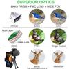 10x42 HD with Smartphone Holder Tripod, Compact High Power Waterproof Portable Monocular Scope with Clear for Bird Watching Hunting Hiking Travel Camping view 2