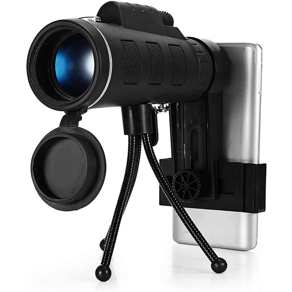 , 40x60 High Power Prism HD BAK4 with Smartphone Holder & Tripod for Bird Watching Hunting Camping Travelling Wildlife Secenery