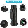 , 40x60 ED Glass Monocular- Ultra HD Multi-Coated Waterproof BAK4 Prism for Adult Bird Watching Outdoor Travel Sightseeing view 3