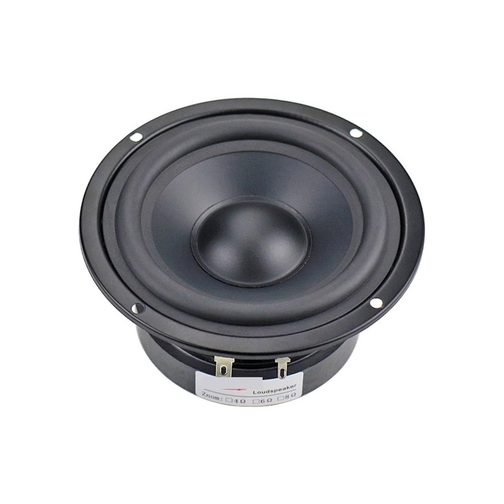 ZVHZQEMMT 4.5 Inch 115mm 40W HiFi Matte-Paper Woofer Speaker Mid Bass Loudspeaker 88DB 1pc Lucky