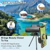 , 12 x 50 HD Waterproof with Smartphone Holder & Tripod, BAK4 Prism and FMC, for Hiking, Camping, Bird Watching view 3