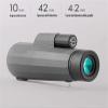 , 10x42 telescopes, High-Power High-Magnification Low Light, Monoculars Broadband Green Film Adult Telescope for Viewing Hiking Traveling for Adult Bird Watching view 2