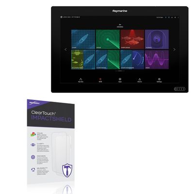 BoxWave Screen Protector Compatible with Raymarine Axiom XL 24 - ClearTouch ImpactShield (2-Pack), Impenetrable Screen Protector Flexible Film