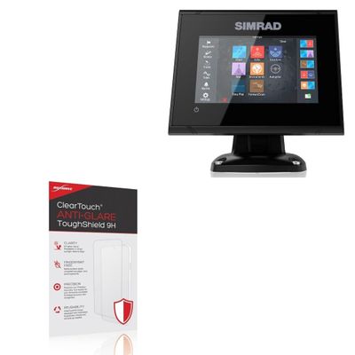 BoxWave Screen Protector Compatible with Simrad GO5 XSE - ClearTouch Anti-Glare ToughShield 9H (2-Pack), Anti-Glare 9H Tough Flexible Film Screen Protector