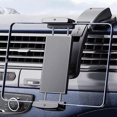 Startbuymore Flexible Car Tablet Mount for Air Vent with Full Protection and Easy Charging Access (instrument panel)