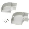 3" SpeediChannel 90-De Flat Bend (Natural) view 3