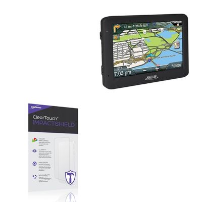BoxWave Screen Protector Compatible with Magellan RoadMate 9600-LM - ClearTouch ImpactShield (2-Pack), Impenetrable Screen Protector Flexible Film