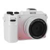Diyeeni Digital Camera, 5K Vlogging Camera for Photography, 80MP Dual Lens Portable Compact Digital Cameras for Teens Adult Beginner with 18X Zoom, Built in WiFi (Gradient Pink) view 1