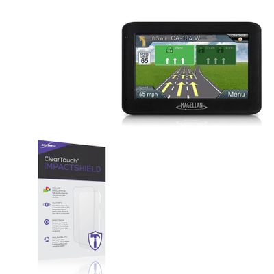 BoxWave Screen Protector Compatible with Magellan RoadMate 2520-LM - ClearTouch ImpactShield (2-Pack), Impenetrable Screen Protector Flexible Film