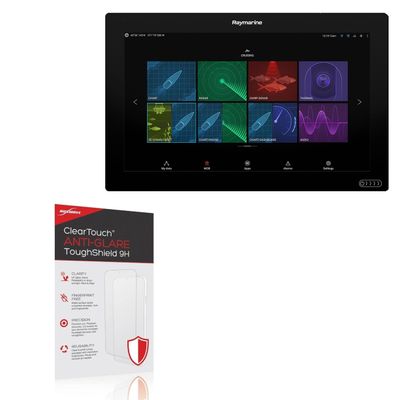 BoxWave Screen Protector Compatible with Raymarine Axiom XL 24 - ClearTouch Anti-Glare ToughShield 9H (2-Pack), Anti-Glare 9H Tough Flexible Film Screen Protector