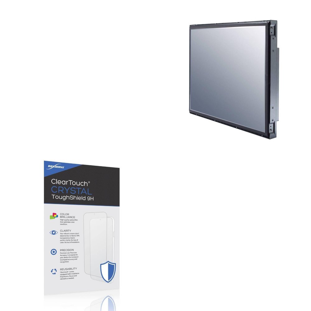 BoxWave Screen Protector Compatible with Axiomtek FDK172-834 - ClearTouch Crystal ToughShield 9H (2-Pack), Clear 9H Tough Flexible Film Screen Protector