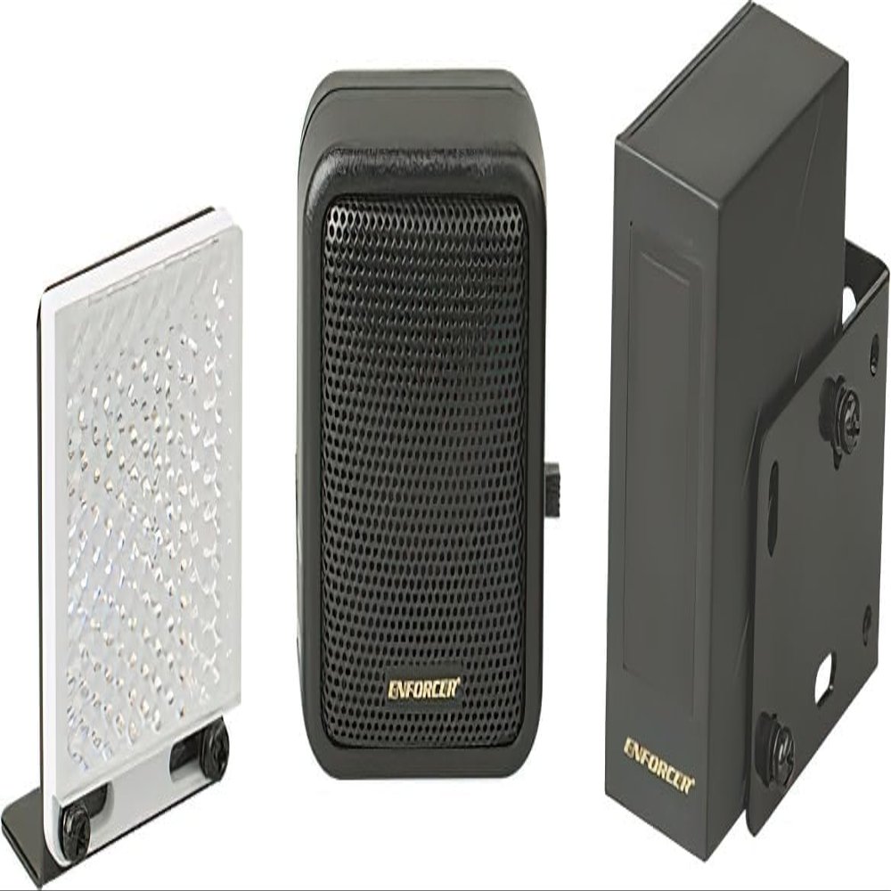 Seco-Larm E-931CS22RRCQ Retro-Reflective Entry Alert System, Sensor Chime, Adjustable Volume, Motion Security, Complete Wired Kit, 9VDC Adapter Included