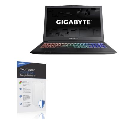 BoxWave Screen Protector Compatible with Gigabyte Sabre 15-G8 - ClearTouch Crystal ToughShield 9H (2-Pack), Clear 9H Tough Flexible Film Screen Protector